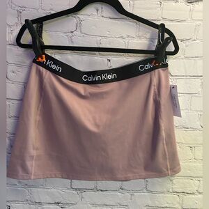 Calvin Klein Women’s Performance Women's A-line Logo Skort‎ Sz L Golf Tennis GUC
